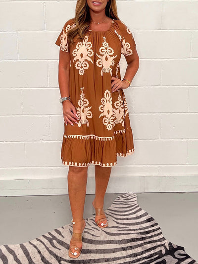 Sarah - modisches Sommerkleid mit Ausschnitt