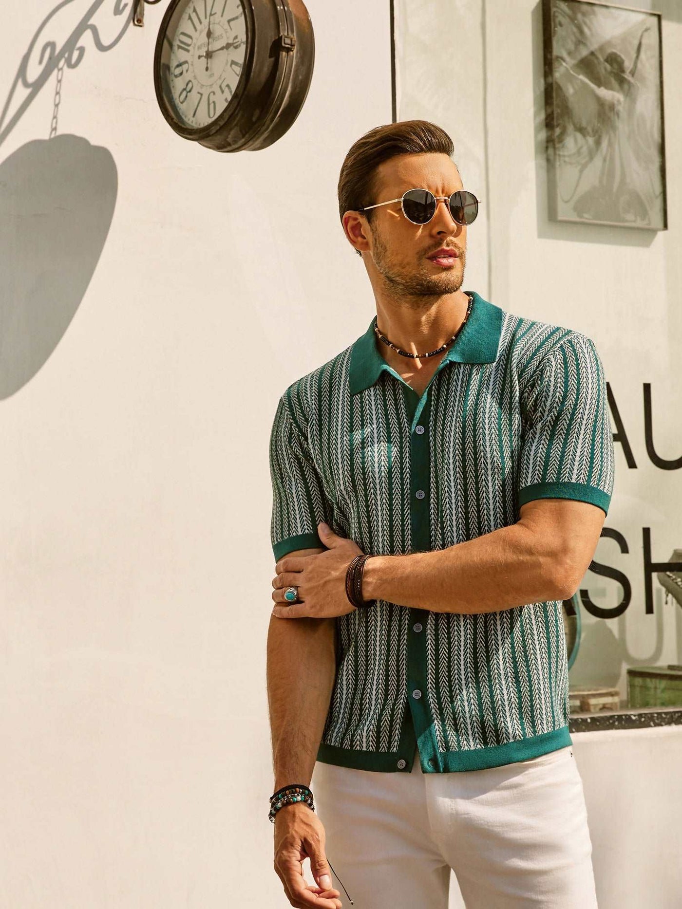 Liam - Gestreiftes Vintage-Hemd