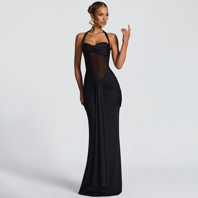 Enges Kleid mit Trägern - Elara