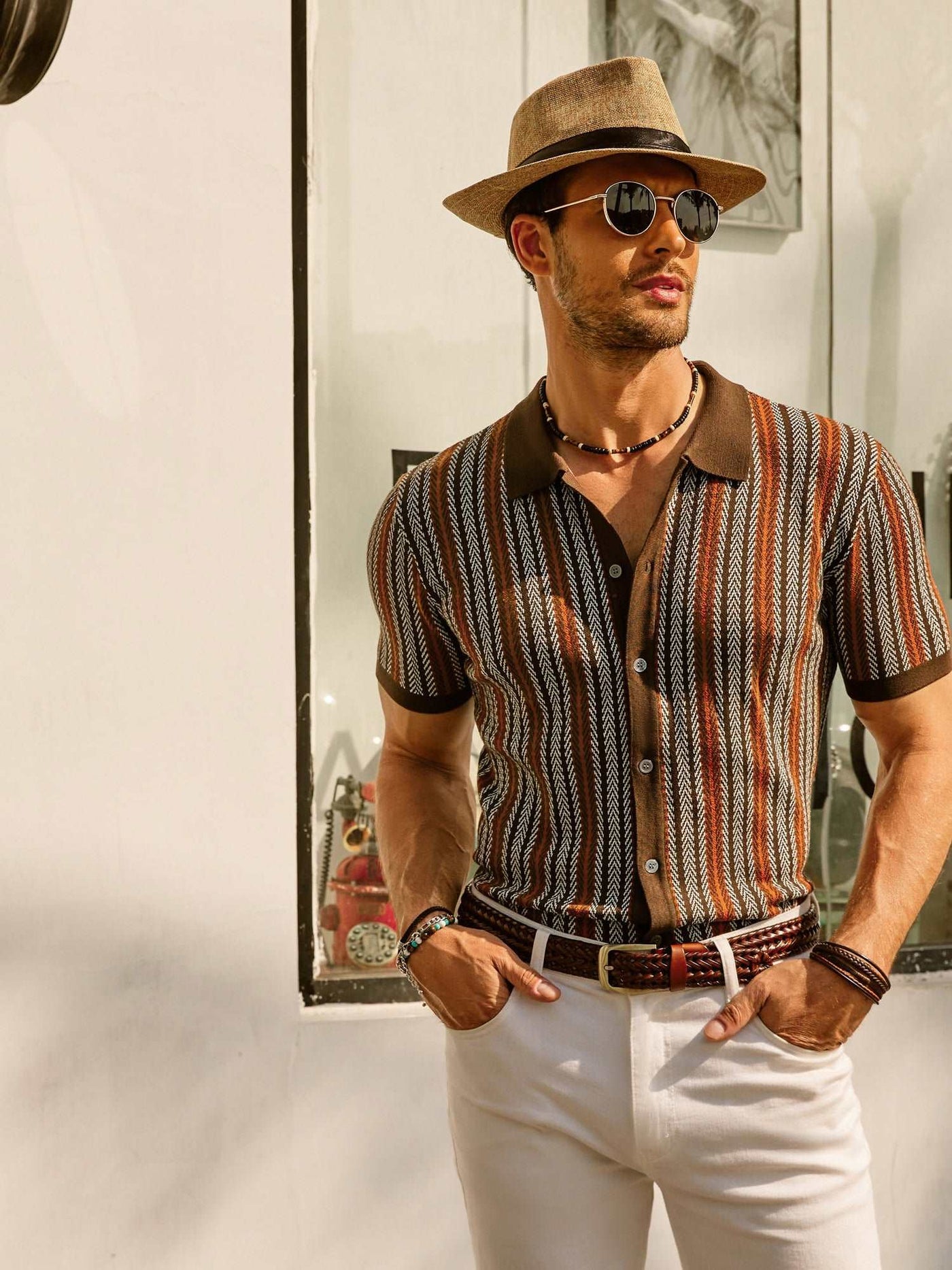 Liam - Gestreiftes Vintage-Hemd