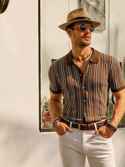 Liam - Gestreiftes Vintage-Hemd