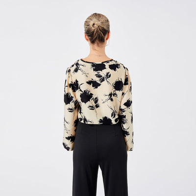 Zuly - Elegante, von Damen bedruckte Bluse