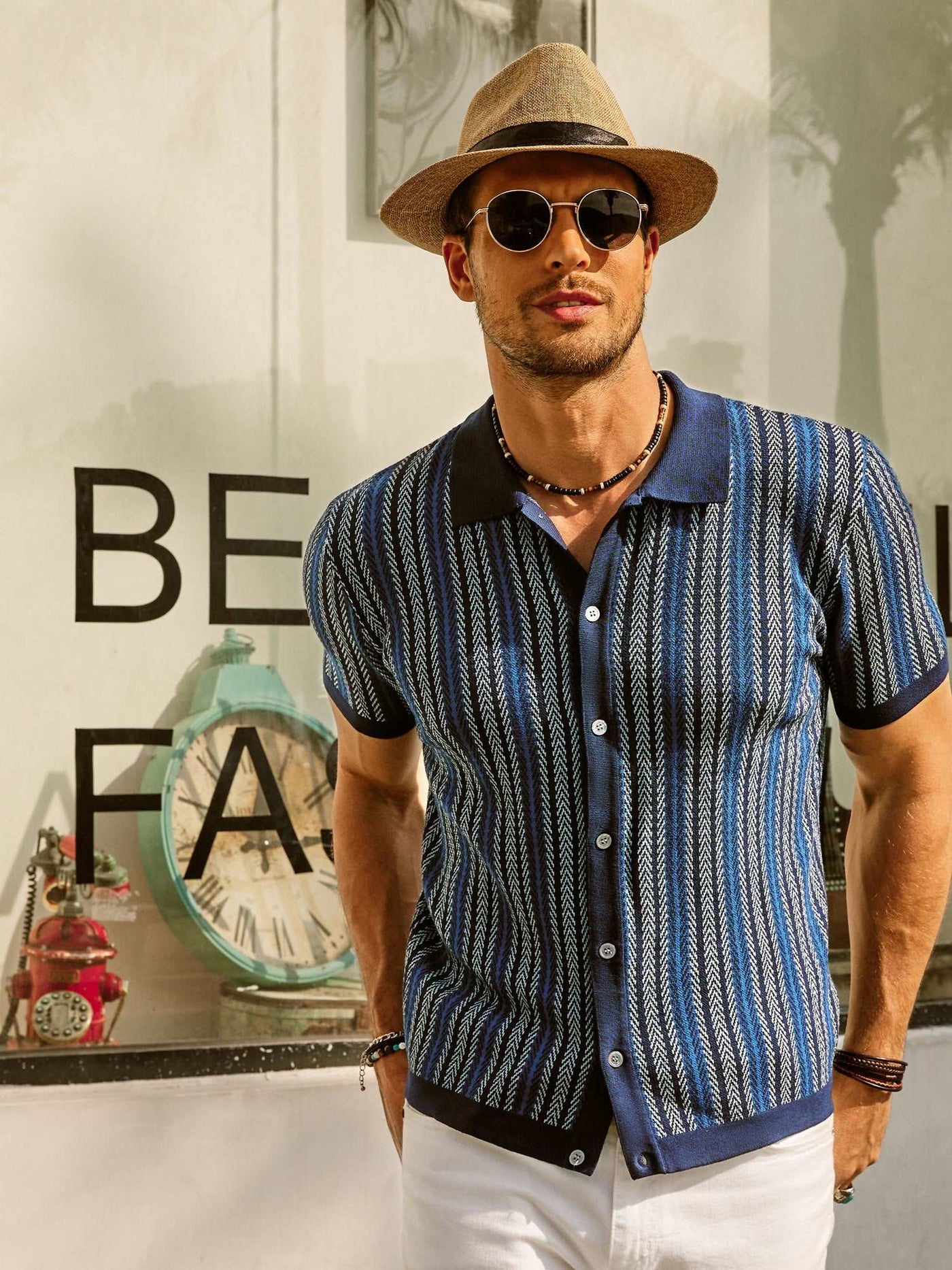 Liam - Gestreiftes Vintage-Hemd