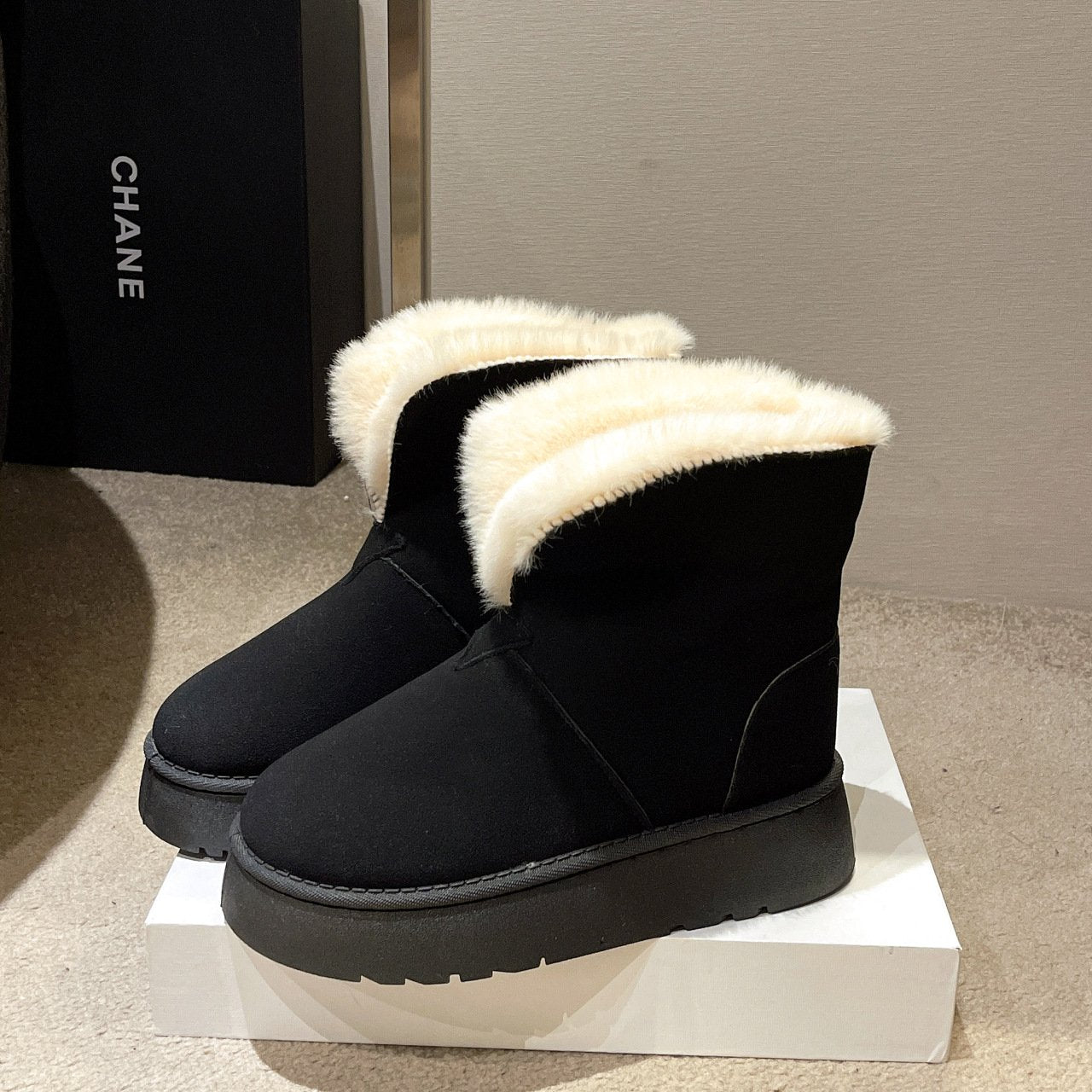 Damen-Winterstiefel mit Plüschfutter - Nina
