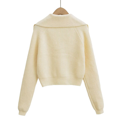 Damen Strickjacke mit Reverskragen - Livia
