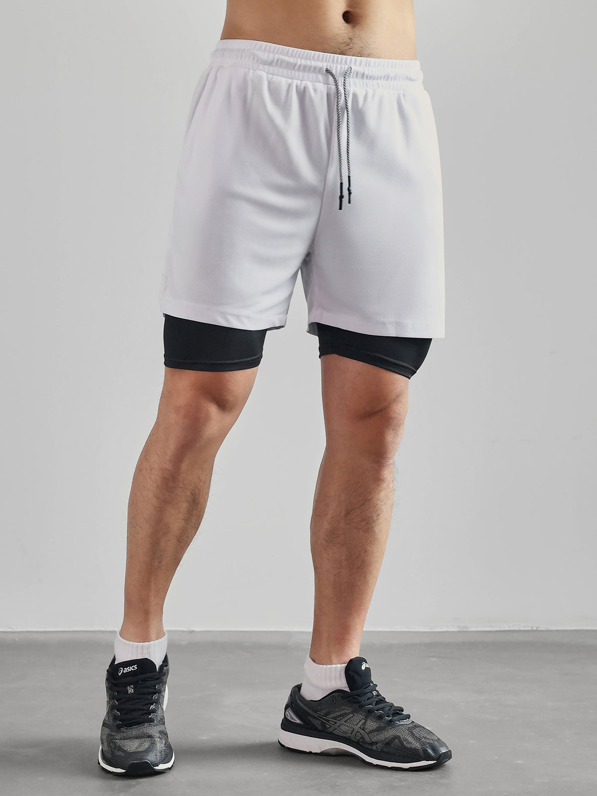 Evolution 2-in-1 Mesh Shorts mit Innenfutter