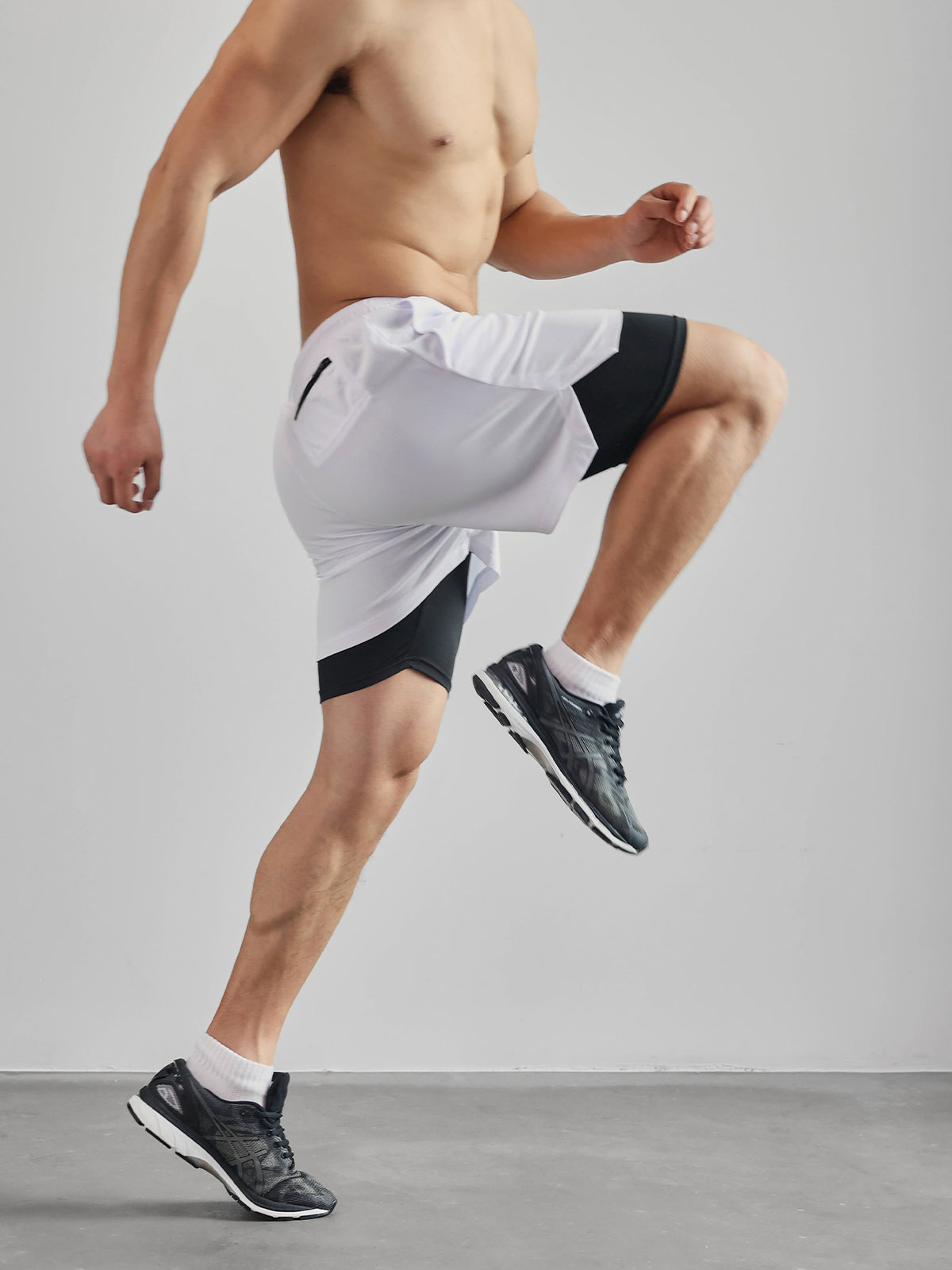 Evolution 2-in-1 Mesh Shorts mit Innenfutter