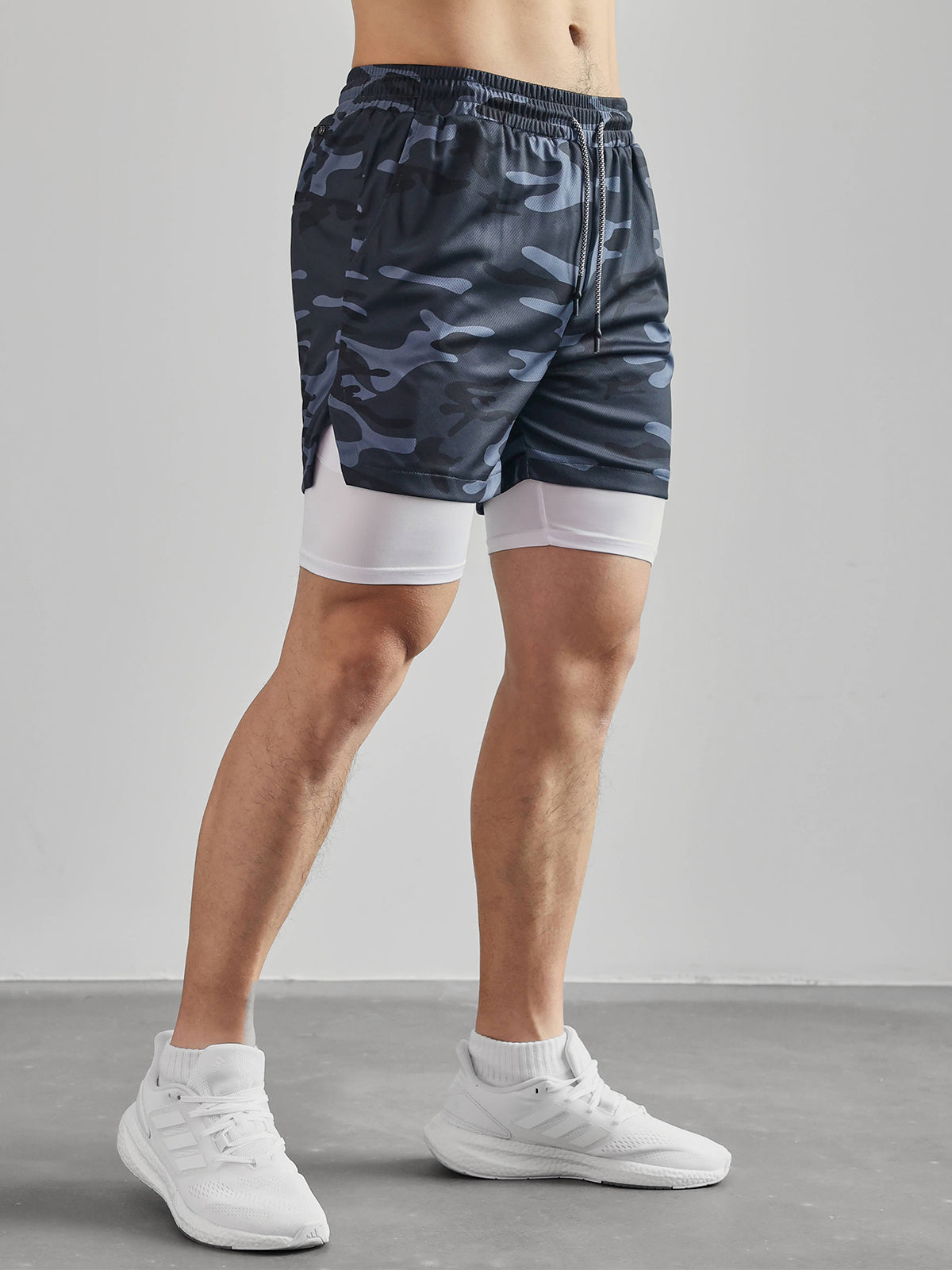 Evolution 2-in-1 Mesh Shorts mit Innenfutter