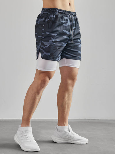Evolution 2-in-1 Mesh Shorts mit Innenfutter