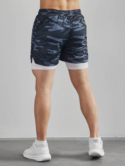 Evolution 2-in-1 Mesh Shorts mit Innenfutter
