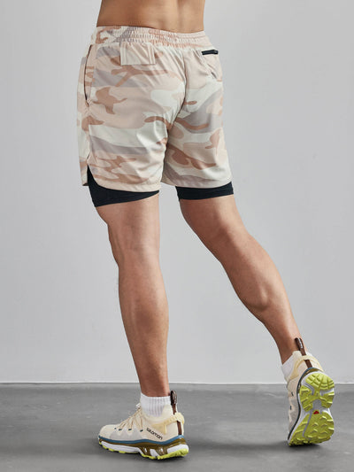 Evolution 2-in-1 Mesh Shorts mit Innenfutter