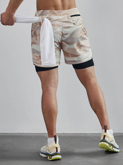 Evolution 2-in-1 Mesh Shorts mit Innenfutter