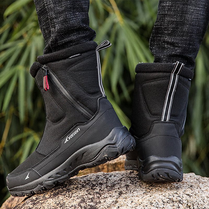 Wasserdichte Herrenstiefel mit seitlichem Reißverschluss und rutschfester Sohle - Rayan