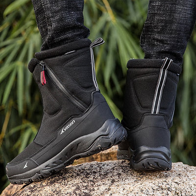 Wasserdichte Herrenstiefel mit seitlichem Reißverschluss und rutschfester Sohle - Rayan