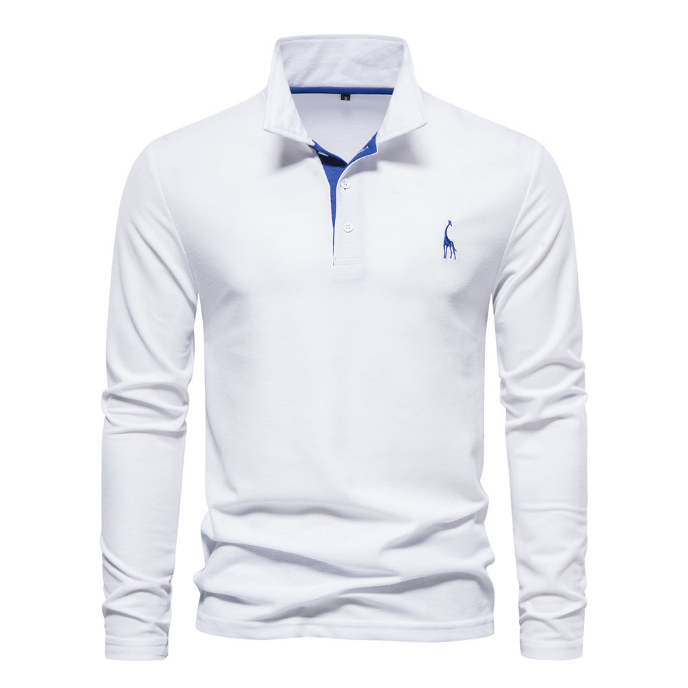 Langärmeliges Herren-Poloshirt - Dario