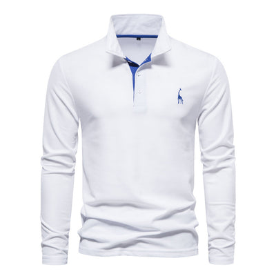 Langärmeliges Herren-Poloshirt - Dario
