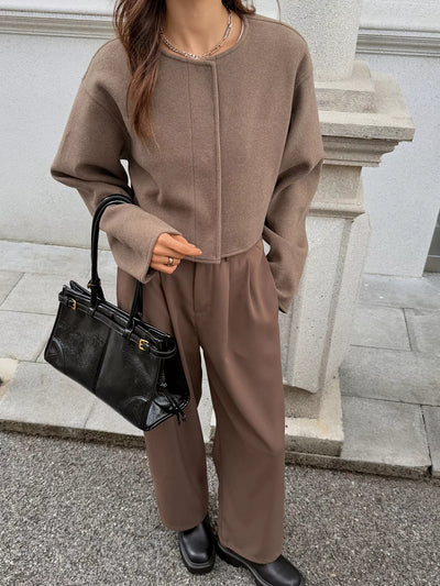 Kurze Damen-Wolljacke - Sabrina