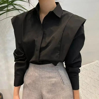 Johana - Elegantes Langarm-Freizeithemd