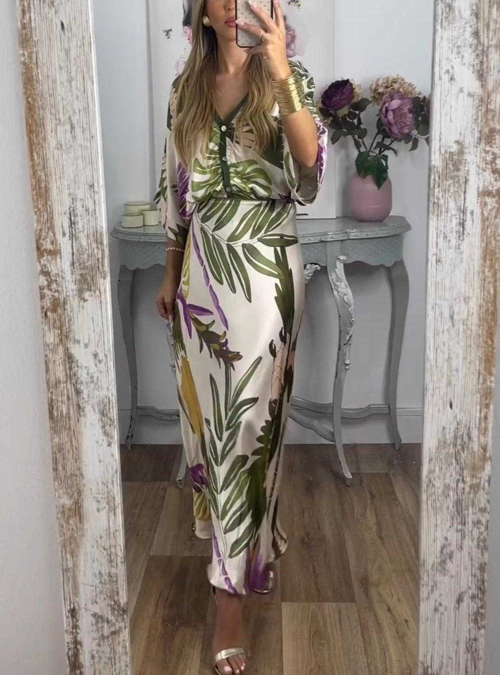 Natalia - Zweiteiliges Seidenset