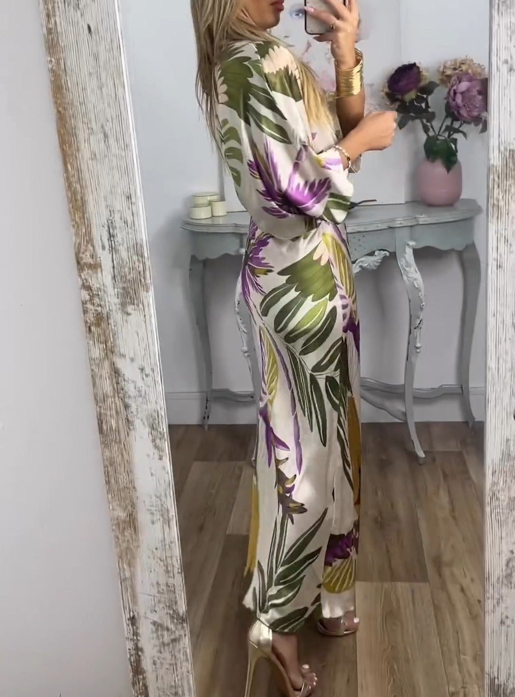 Natalia - Zweiteiliges Seidenset