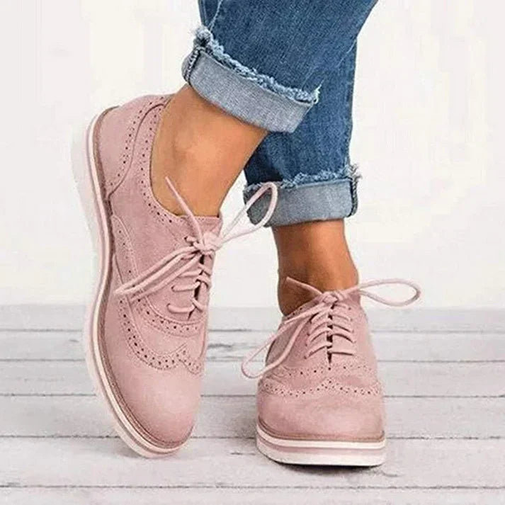 Elegante Schnürschuhe aus Leder - Alisa