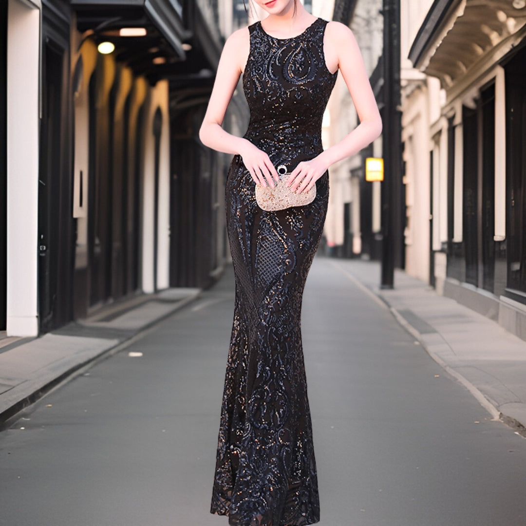 Adribel - Elegantes Funkelndes Abendkleid