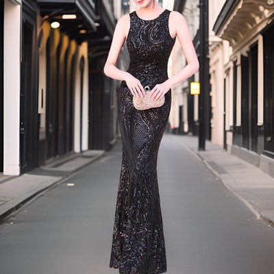 Adribel - Elegantes Funkelndes Abendkleid