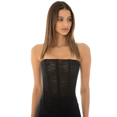 MARTINA - Korsett-Oberteil aus Chiffon