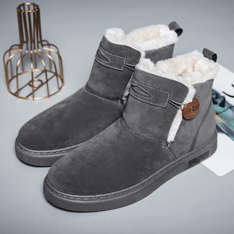 Herren-Winterstiefel aus Wildleder mit warmem Futter - Danny