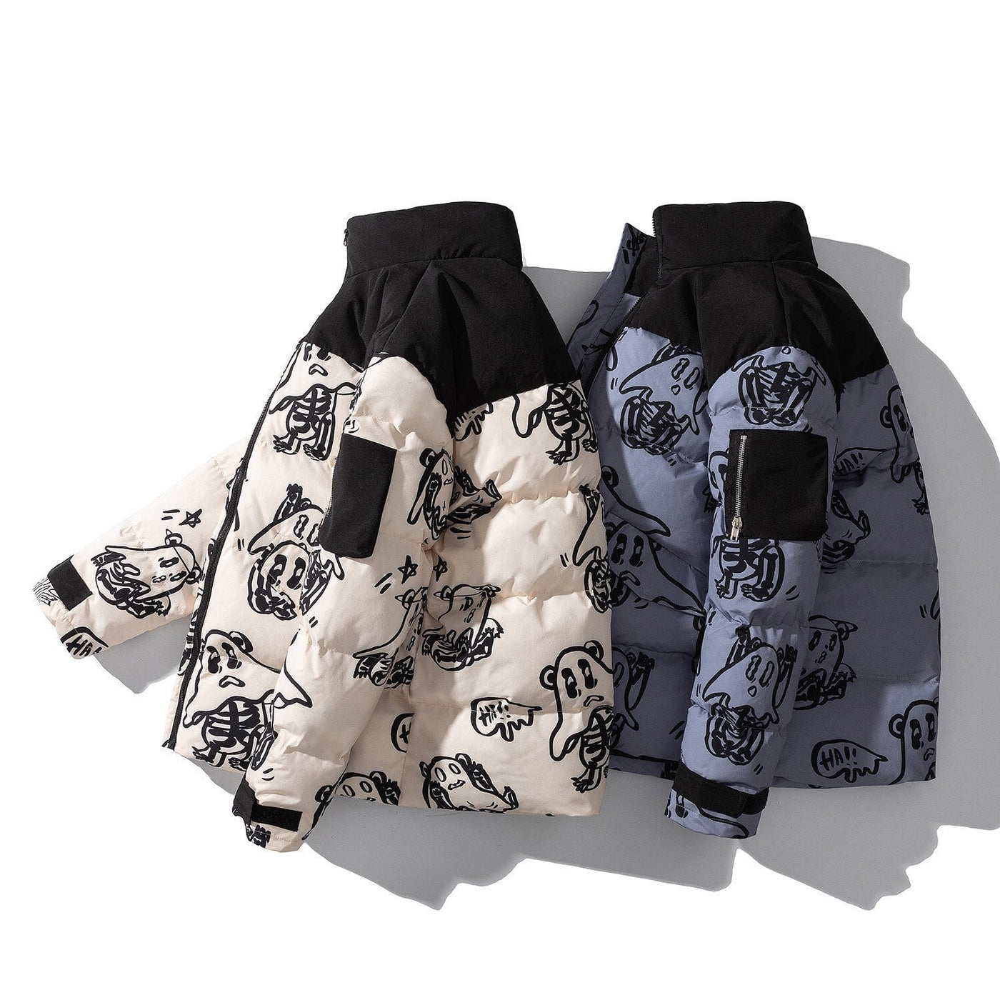 Bedruckte Steppjacke - Mauro