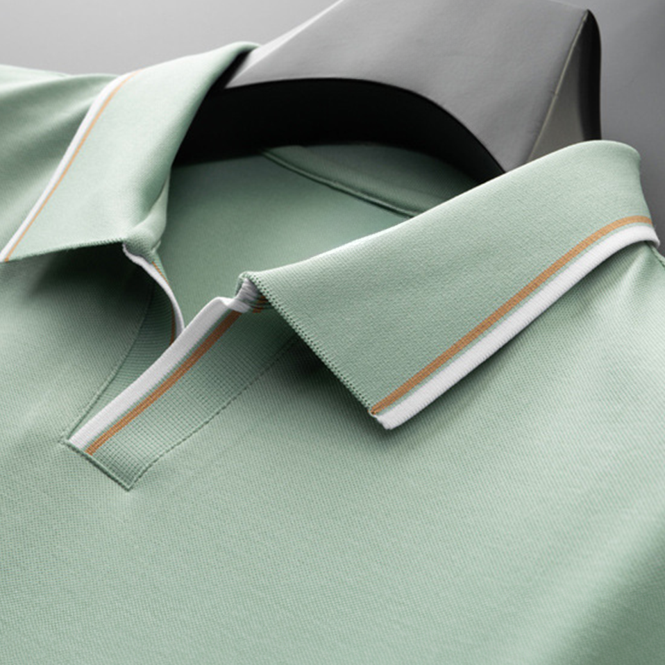 Ceran - Ungeknüpftes Poloshirt aus Seide
