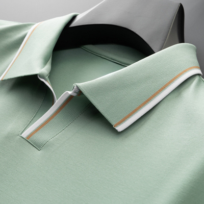 Ceran - Ungeknüpftes Poloshirt aus Seide