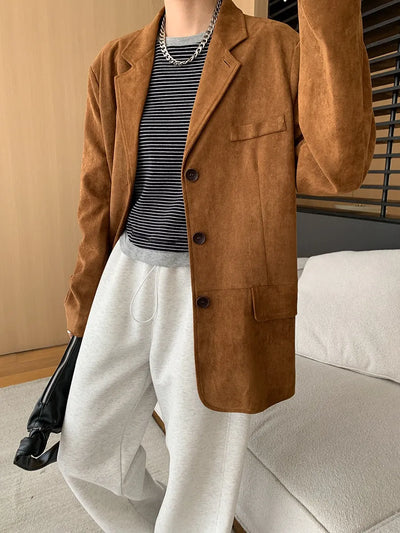 Hochwertige, locker sitzende Anzugjacke im Vintage-Stil - Yena