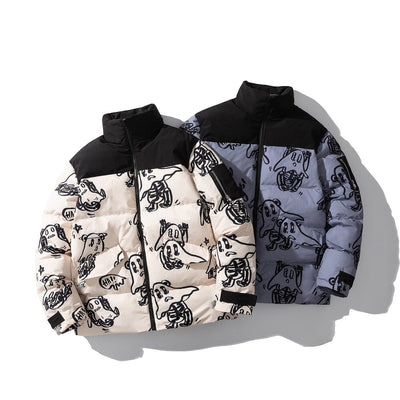 Bedruckte Steppjacke - Mauro