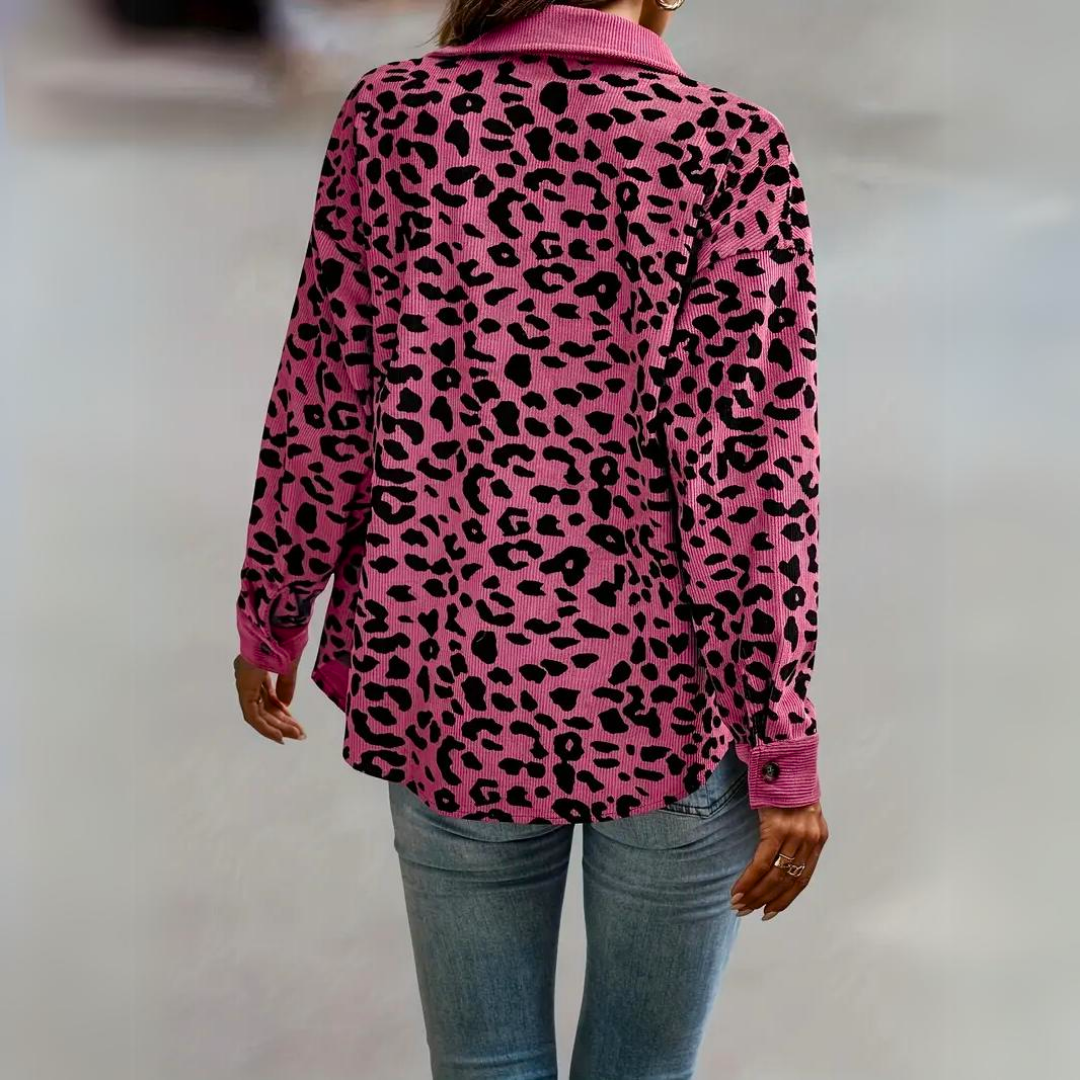Toos - Schicke Jacke mit Leopardenmuster für Frauen