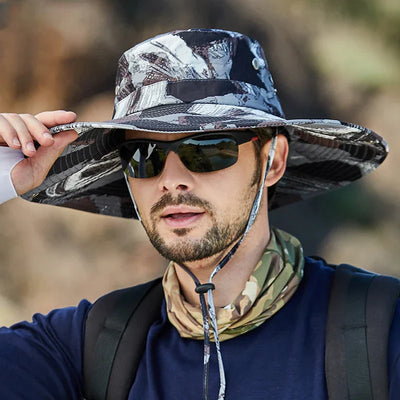 Männer Camouflage Sommer Atmungsaktive Mütze