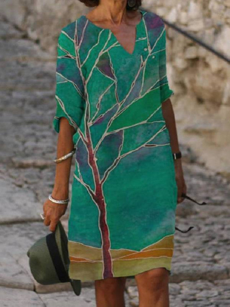Flora - Kleid mit Blumenmuster