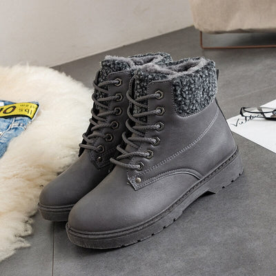 Damen Freizeitstiefel mit Warmfutter und Schnürsenkeln - Selene