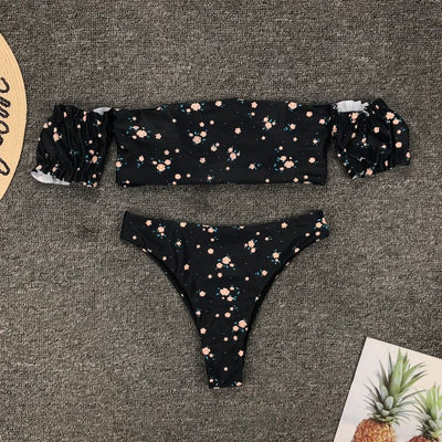 Floral Bikini Badeanzug