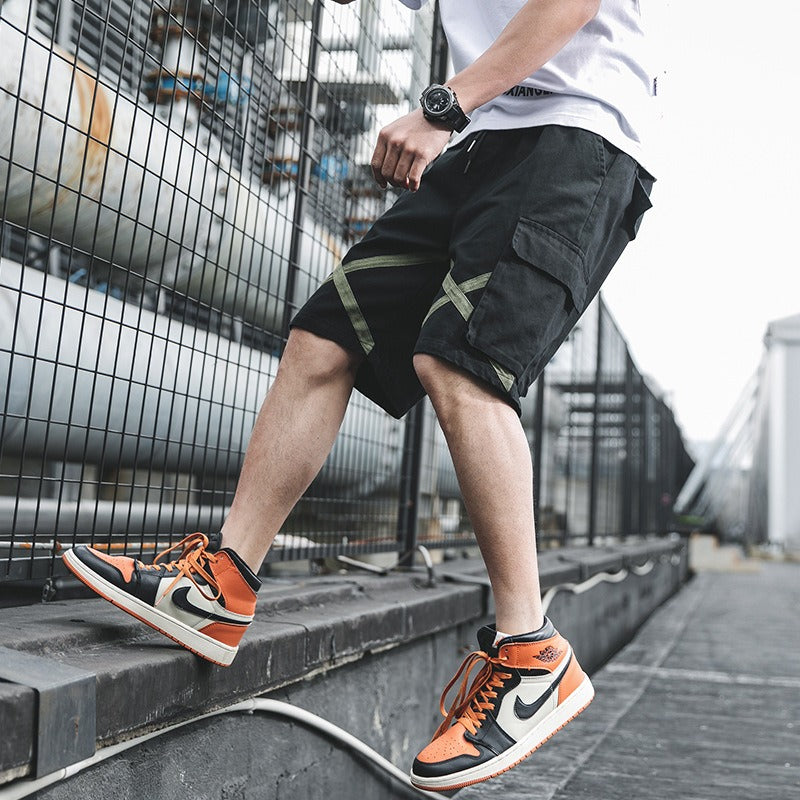 Herren-Baumwollshorts mit urbanem Cargo-Design - Damien