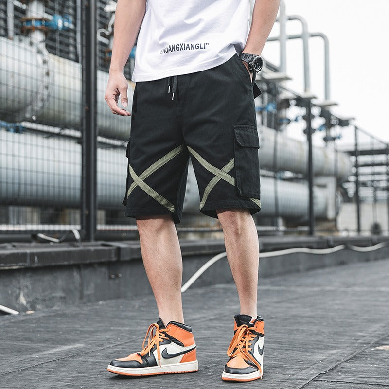 Herren-Baumwollshorts mit urbanem Cargo-Design - Damien