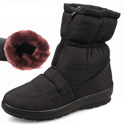 Wasserdichte gepolsterte Damenstiefel mit rutschfester Sohle - Zara