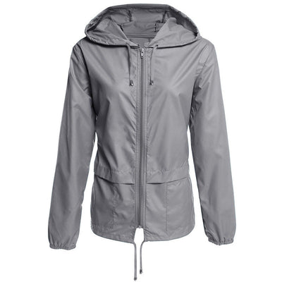 Leichte wasserdichte Jacke mit Kapuze - Elarat
