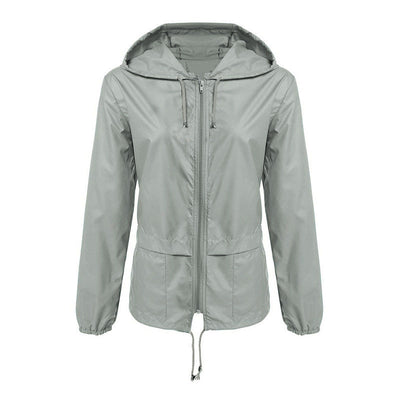 Leichte wasserdichte Jacke mit Kapuze - Elarat