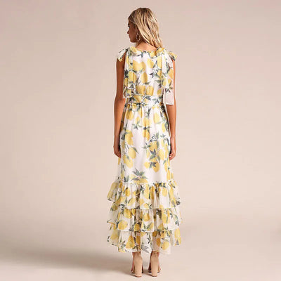 Margaret - ärmelloses Kleid mit Druck