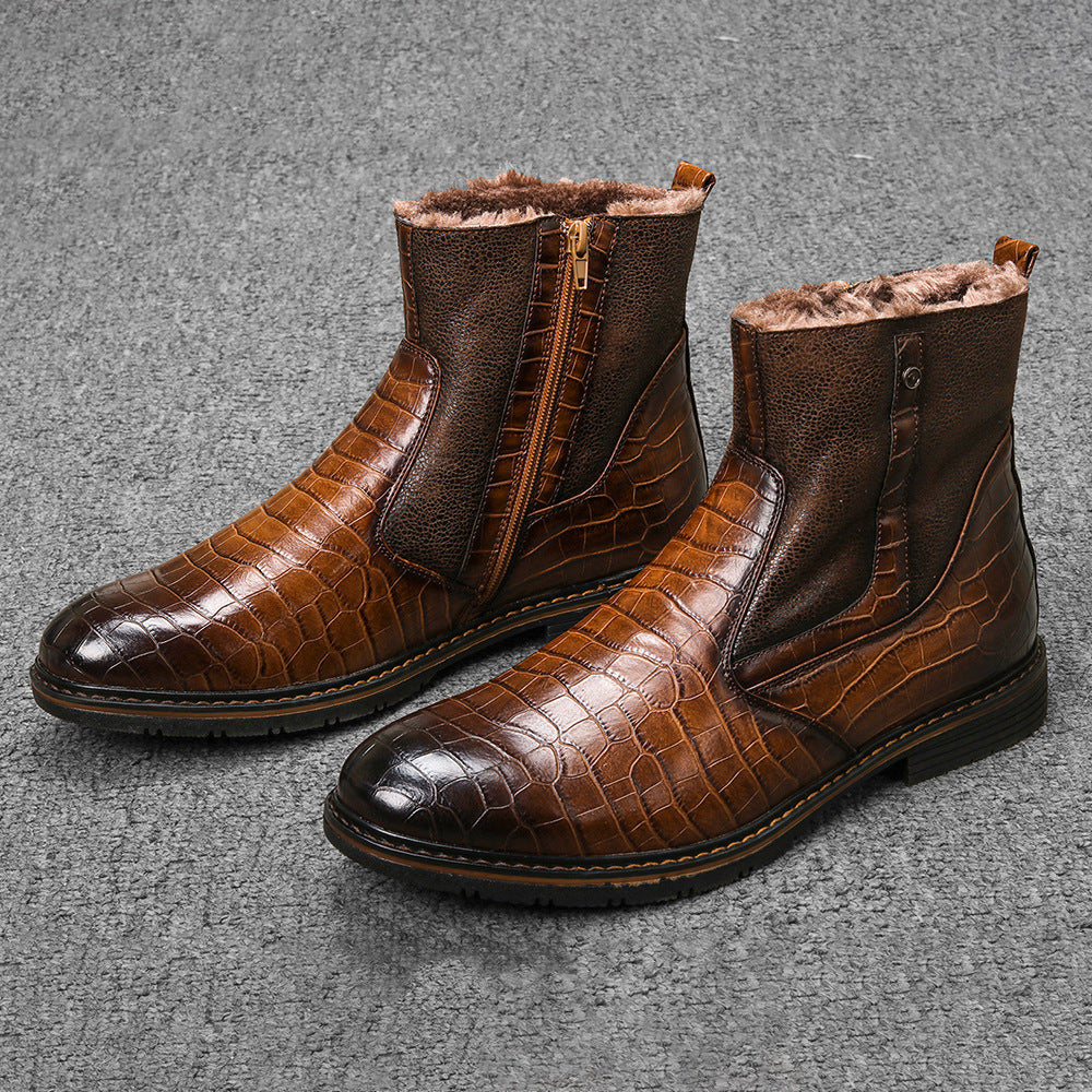 Stylische Herren-Winterstiefel mit Warmfutter - Lars