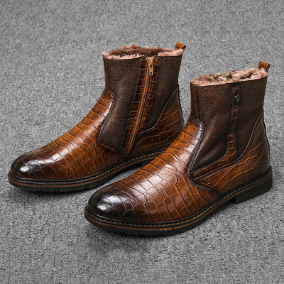 Stylische Herren-Winterstiefel mit Warmfutter - Lars