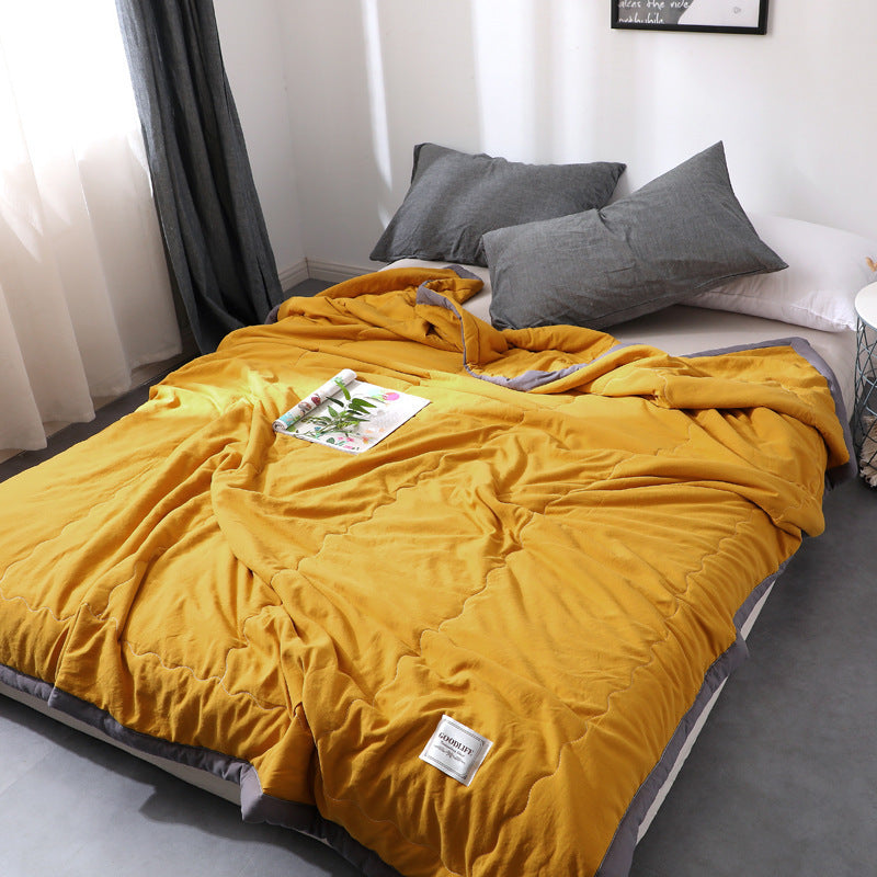 Atmungsaktive Sommerbettdecke aus Baumwolle