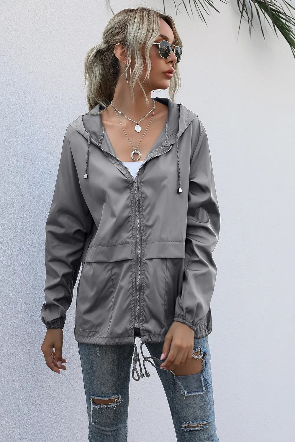 Leichte, wasserdichte Damenjacke - Emmeline