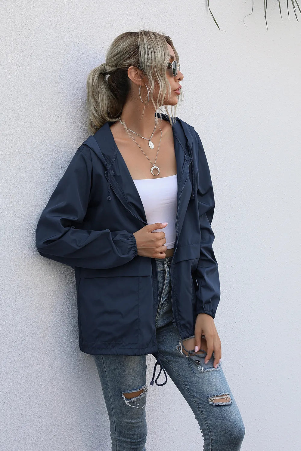 Leichte, wasserdichte Damenjacke - Emmeline